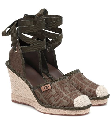 fendi espadrilles wedge|Fendi boots for women.